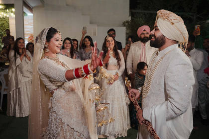 Anand Karaj decor — ITC Grand Goa